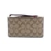 Coach Signature Khaki Cherry Tech Phone Wallet NWT C2874