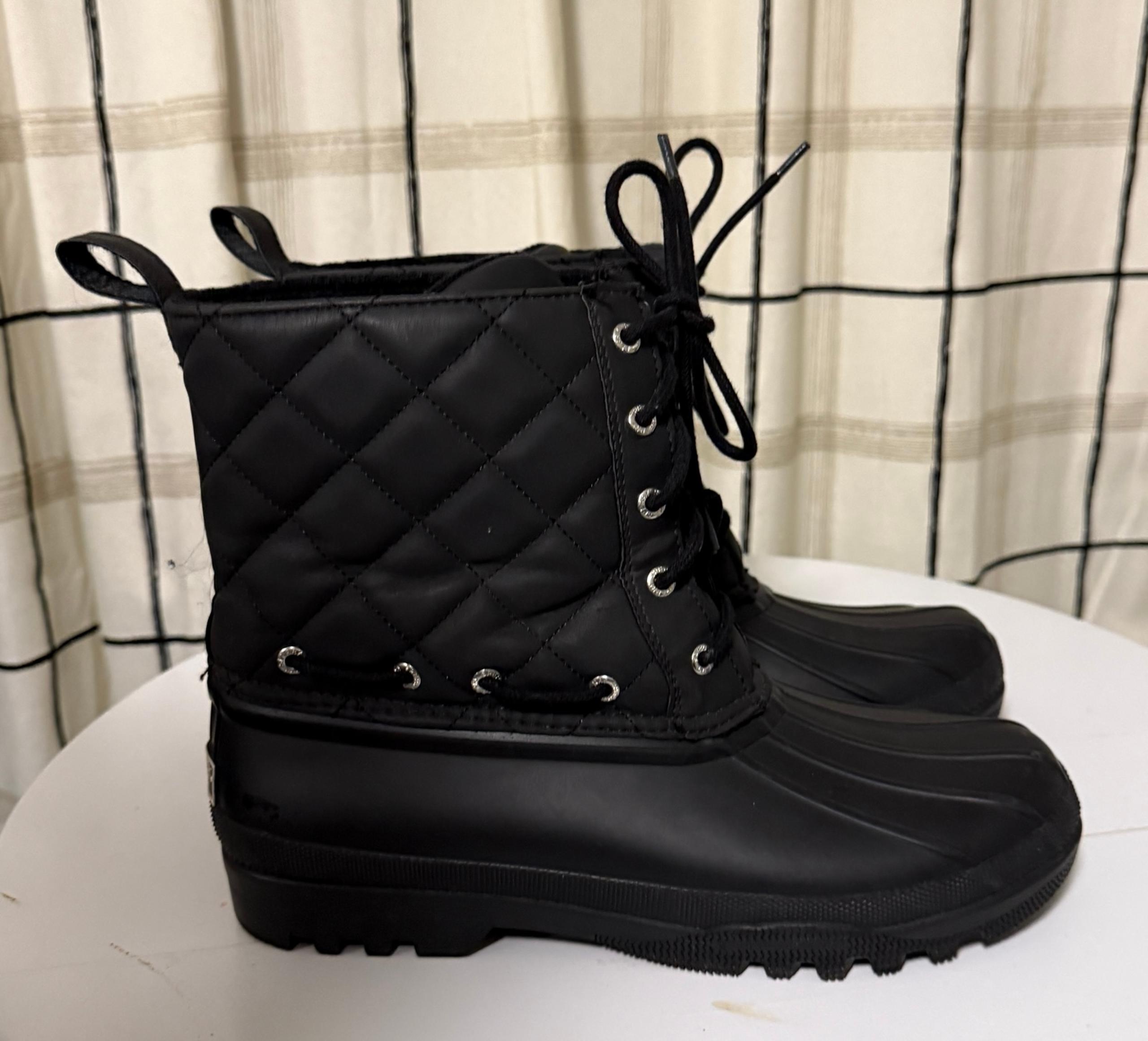 Sperry Women’s 9 Rain Boots Shoes Black
