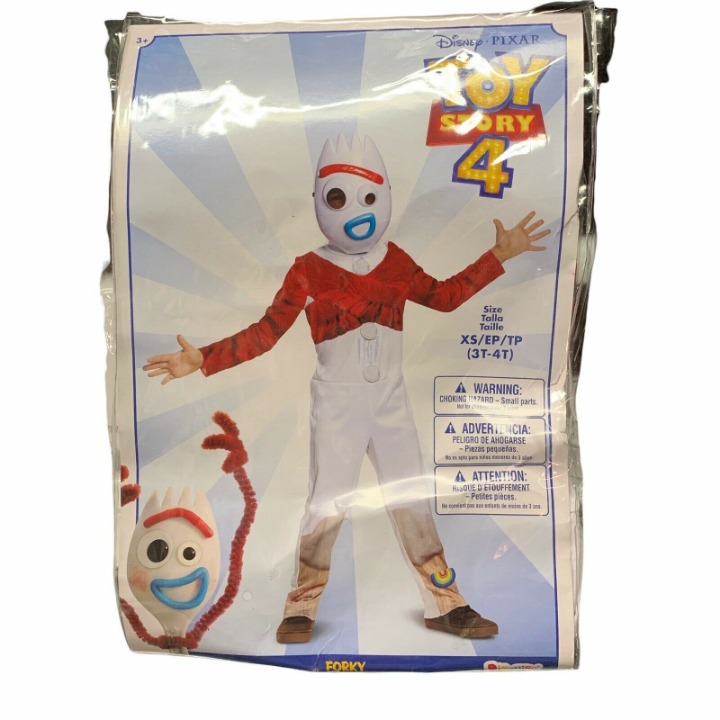 Forky Classic Toy Story 4 Movie Cute Fork Fancy Dress Up Halloween Child Costume
