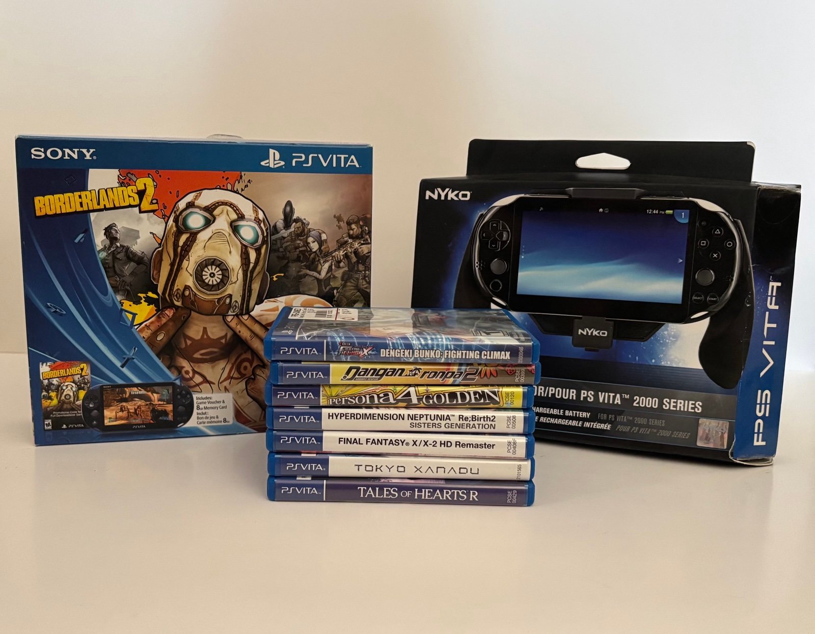 PlayStation Vita Borderlands 2 Bundle CIB + 7 Boxed Games