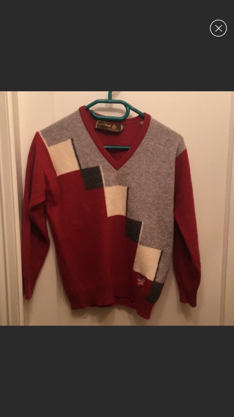 Vintage Scottish lambswool sweater