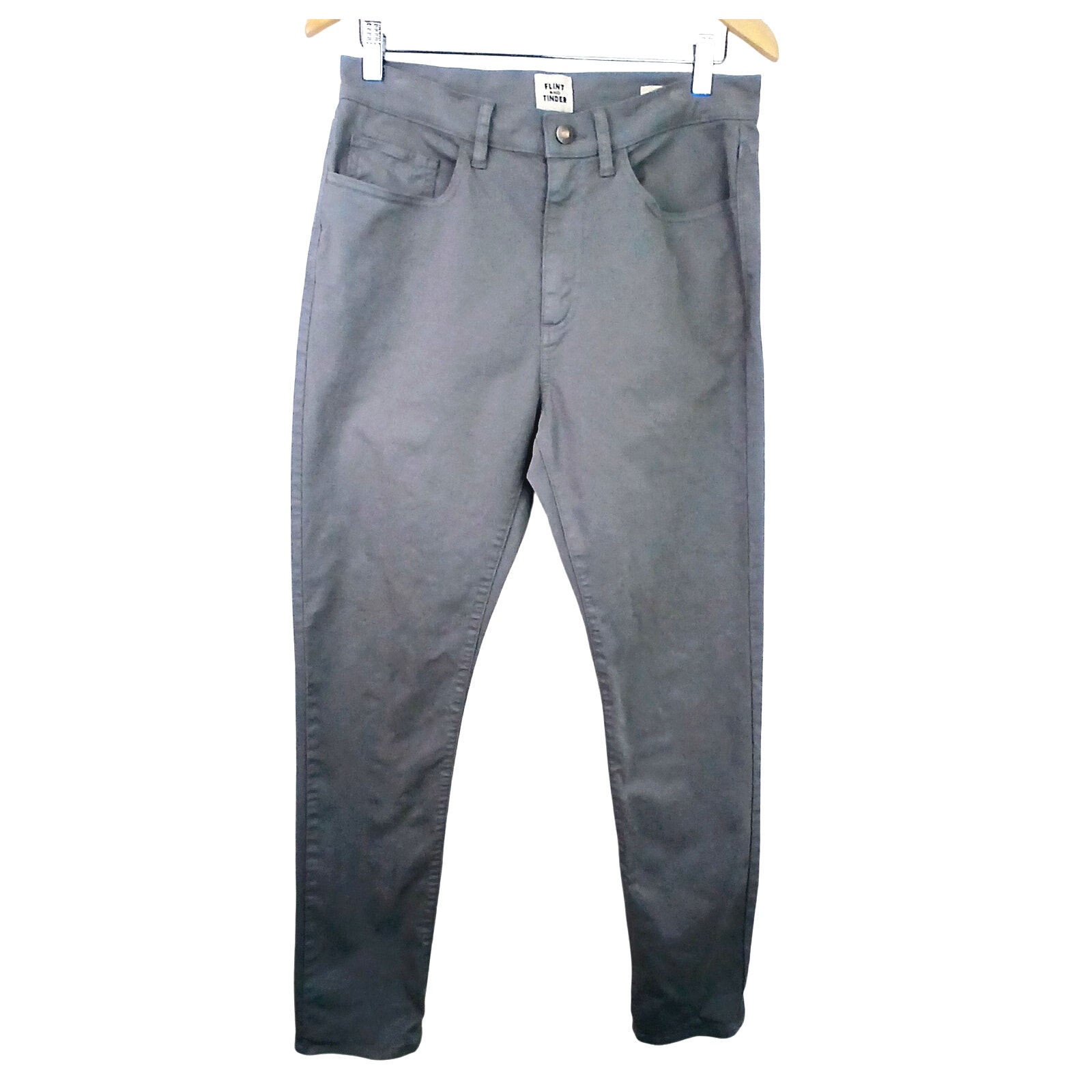 Huckleberry Flint And Tinder Men's SZ 31/32 Tapered Fit Chino Pants Gray