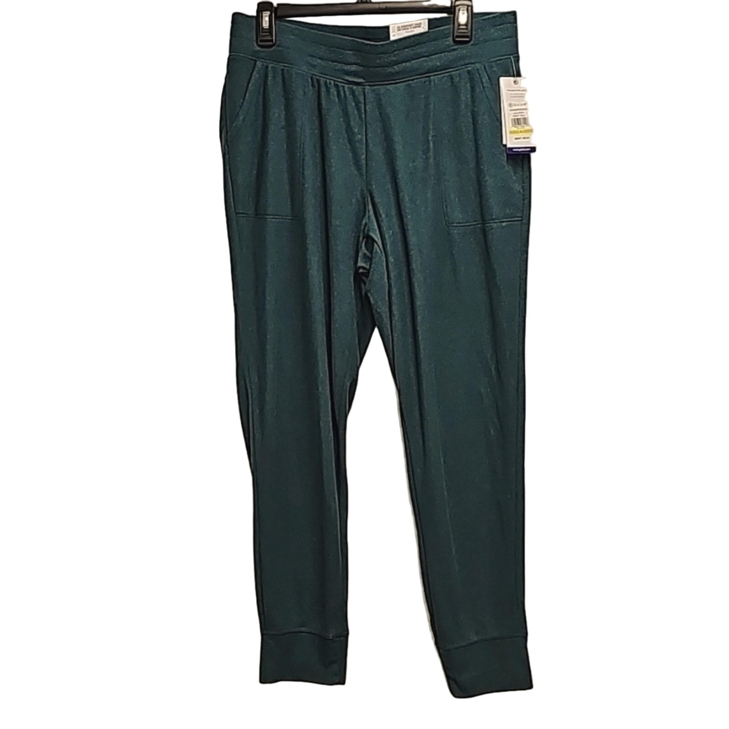 GAIAM Womens Studio to Street Feel Good Look Great Soft-Touch Joggers Sz L (NWT)