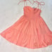 NWT STAUD Landry Mini Dress in Grapefruit size Medium
