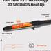 5 in 1 Curling Iron Wand Set, Ohuhu Upgrade Curling Wand 5Pcs 0.35 to 1.25 Inch