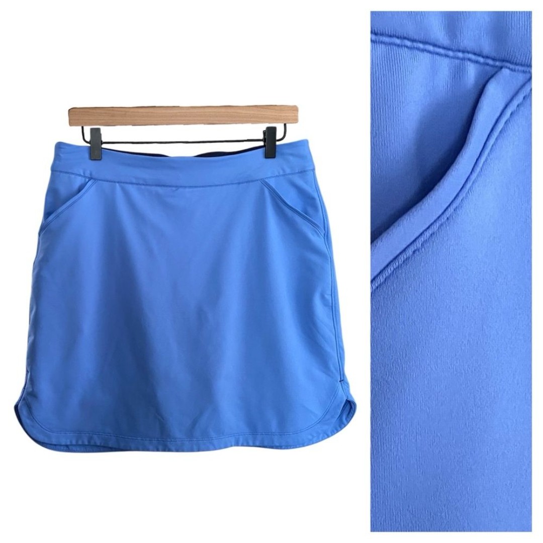 Peter Millar Blue The Alice Petal Hem 16 inch Skort Skirt