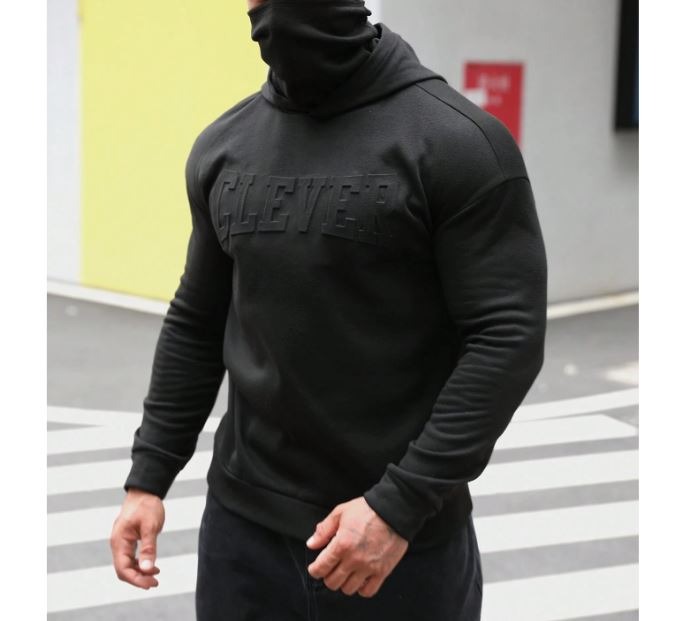 Hoodie Modomio Oversized Men's Letter Graphic Hoodie, Suitable For L1