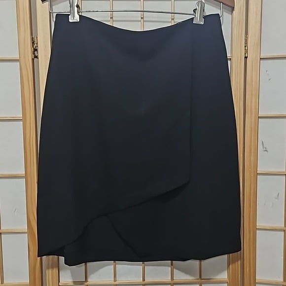 BCBGMaxazria Faux Wrap Skirt