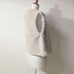 GELLI (Jelli) Shearling Vest, Shearling Gilet, Greige Beige