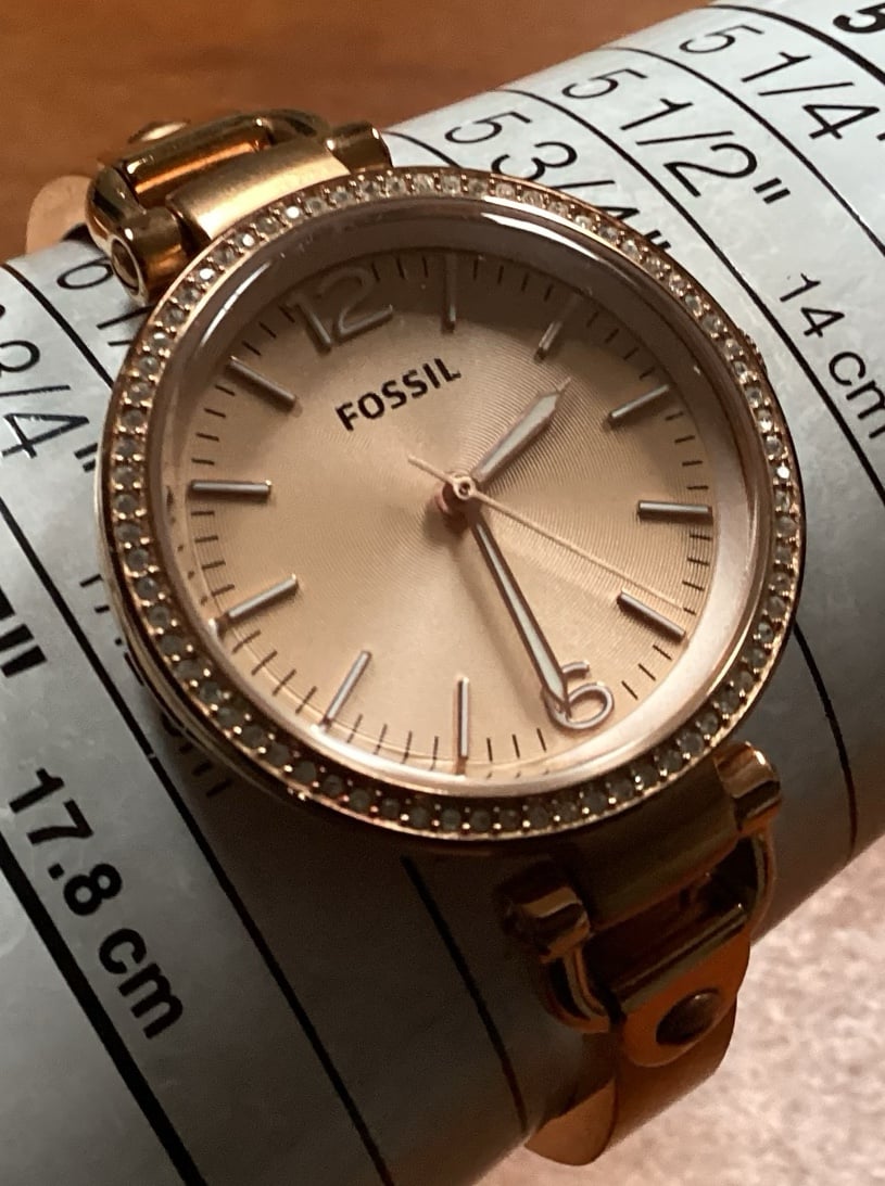 Fossil Georgia Glitz Rose Gold-tone Women’s Watch ES 3226