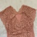 NWT We are HAH pink lace Lady Like bodysuit