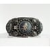 Sterling Silver Nakon Siam Thai Made Handmade Adjustable Cuff Vintage Bracelet