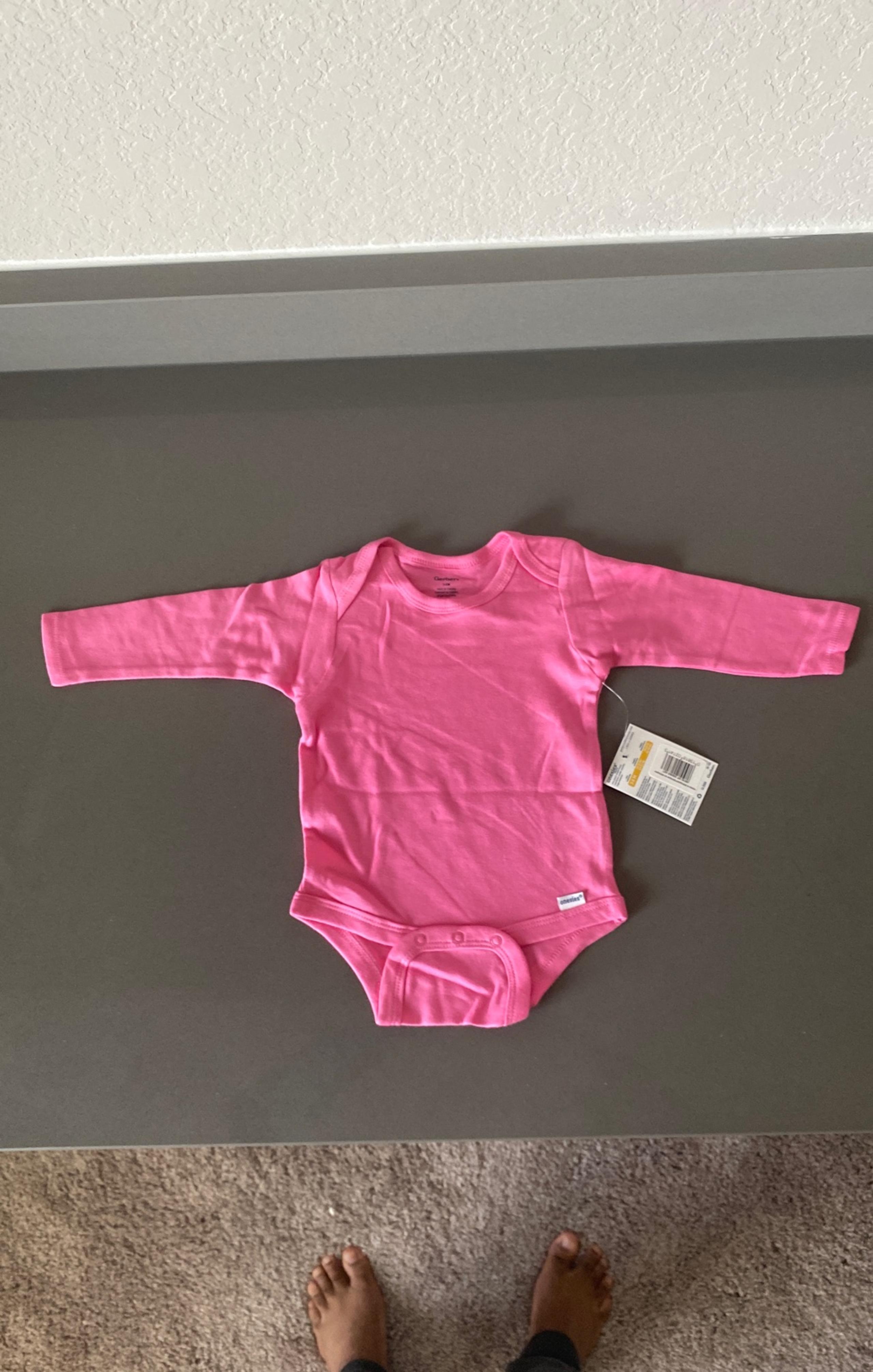 New 5pc Onesies 3-6 M