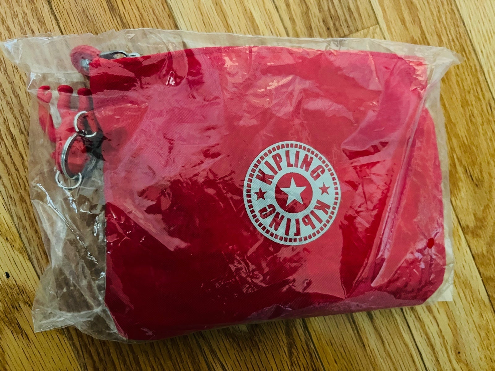 Kipling red travel pouch