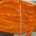 ASOS LONG SLEEVE RUFFLE DETAIL MAXI DRESSIN BRIGHT ORANGE SIZE 4
