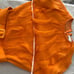 ASOS LONG SLEEVE RUFFLE DETAIL MAXI DRESSIN BRIGHT ORANGE SIZE 4