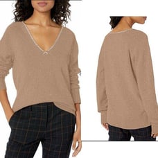 Paige Adalyn V-Neck Cashmere Sweater