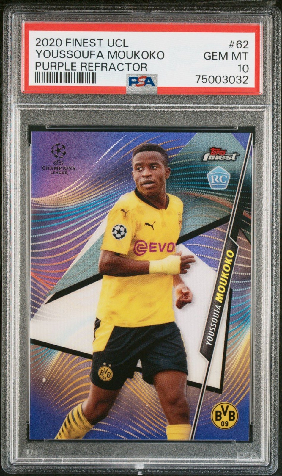 Youssoufa moukoko rookie psa 10