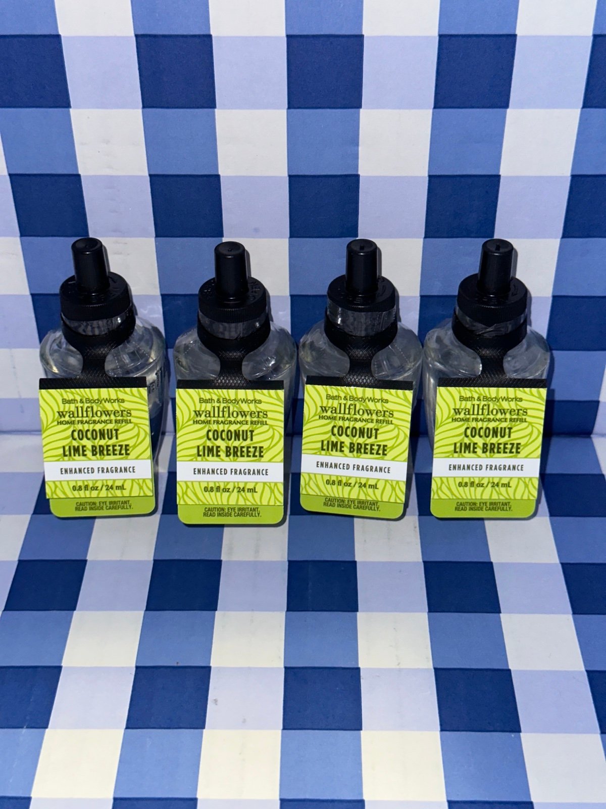 Bath & Body Works COCONUT LIME BREEZE Wallflowers Fragrance Refill (x4)