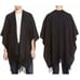 NEW WITHOUT TAGS Echo Boucle Cape, Shawl, Wrap, Sweater, Black, Super Comfy Warm