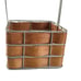 Vintage Wire & Wood Basket With Handle 10 Tall Rustic Farmhouse Decor