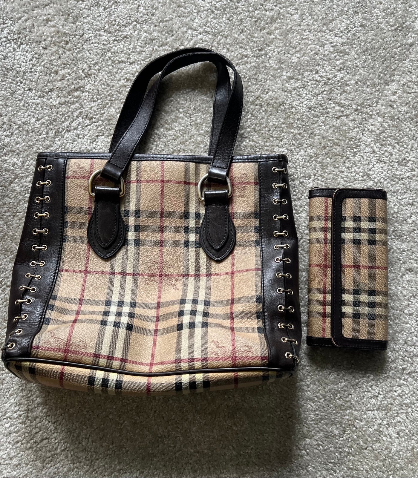 Burberry Bag and Wallet