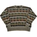 VTG 90s men's Argyle Pattern Croft & Barrow Grandpa Knitted Crewneck Sweater XL