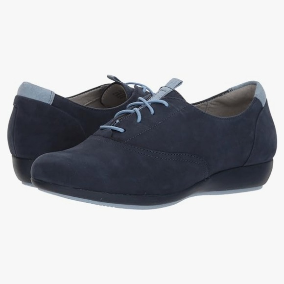Dansko | Kimi Navy Leather Oxford Flat