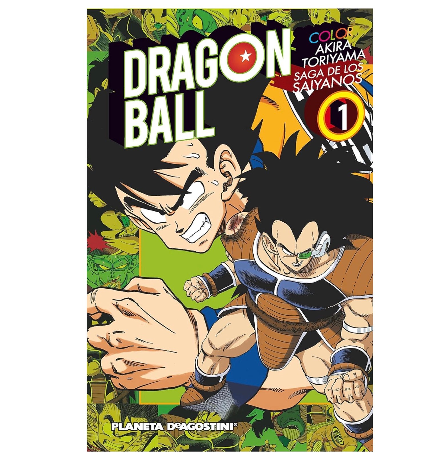 DRAGON BALL spanish COLOR edition COMPLETE 3 volume set: SAYAN SAGA