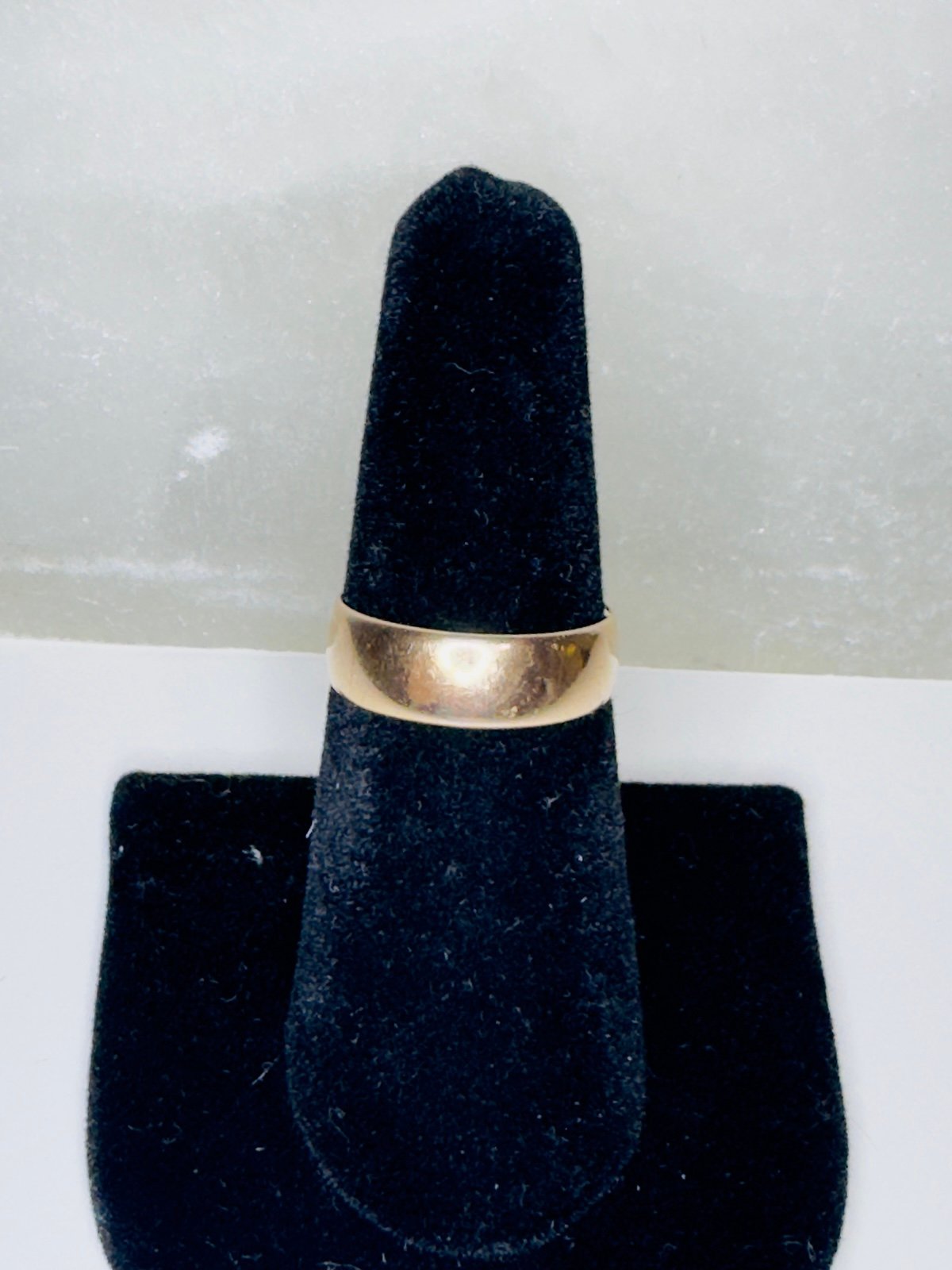 10K SOLID Gold Vintage 6MM Handmade Domed Band Size 8 3.3g!