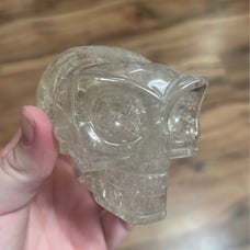 Citrine Alien Skull