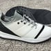 Men's ATHALONZ ’EnVe’ Black / White Leather Golf Shoes Size US 10.5