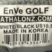 Men's ATHALONZ ’EnVe’ Black / White Leather Golf Shoes Size US 10.5