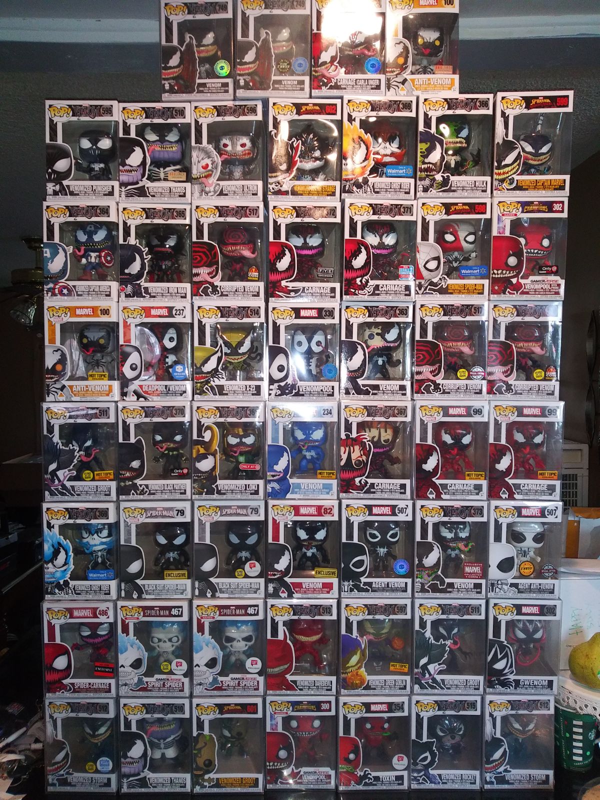 Funko Pop Venom Symbiote Exclusives Lot