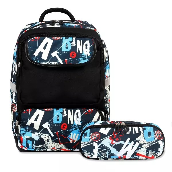 15 Backpack and Pencil Case Set Color Graffiti
