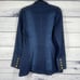Venus Military Jean Jacket Distressed Gold Button Stretch Size 8