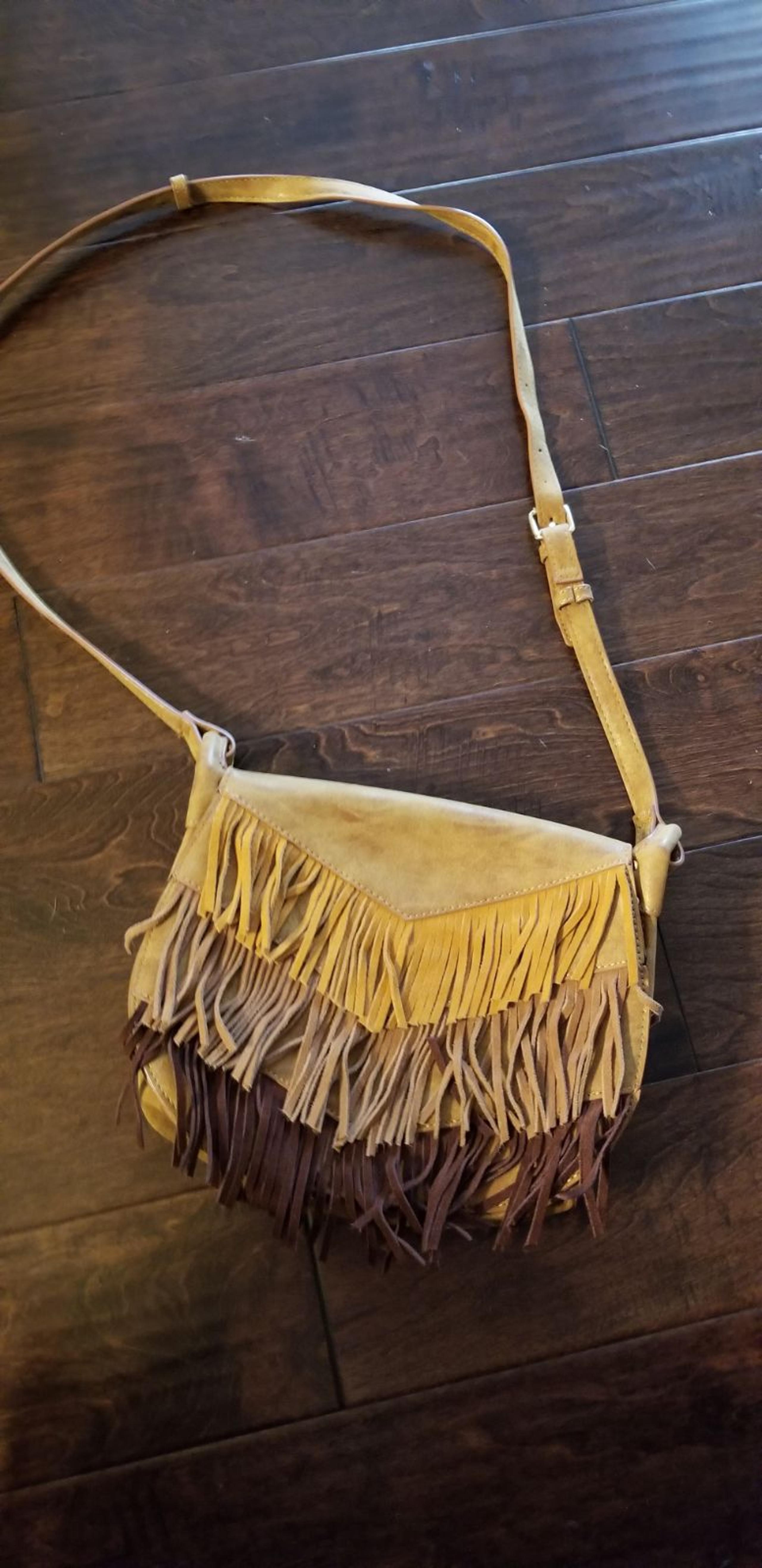 Steve madden boho leather fringe purse - Steven by Steve Madden