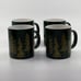 2015 Starbucks 12oz Green Christmas Tree Mugs – Set of 4, Pristine Condition!