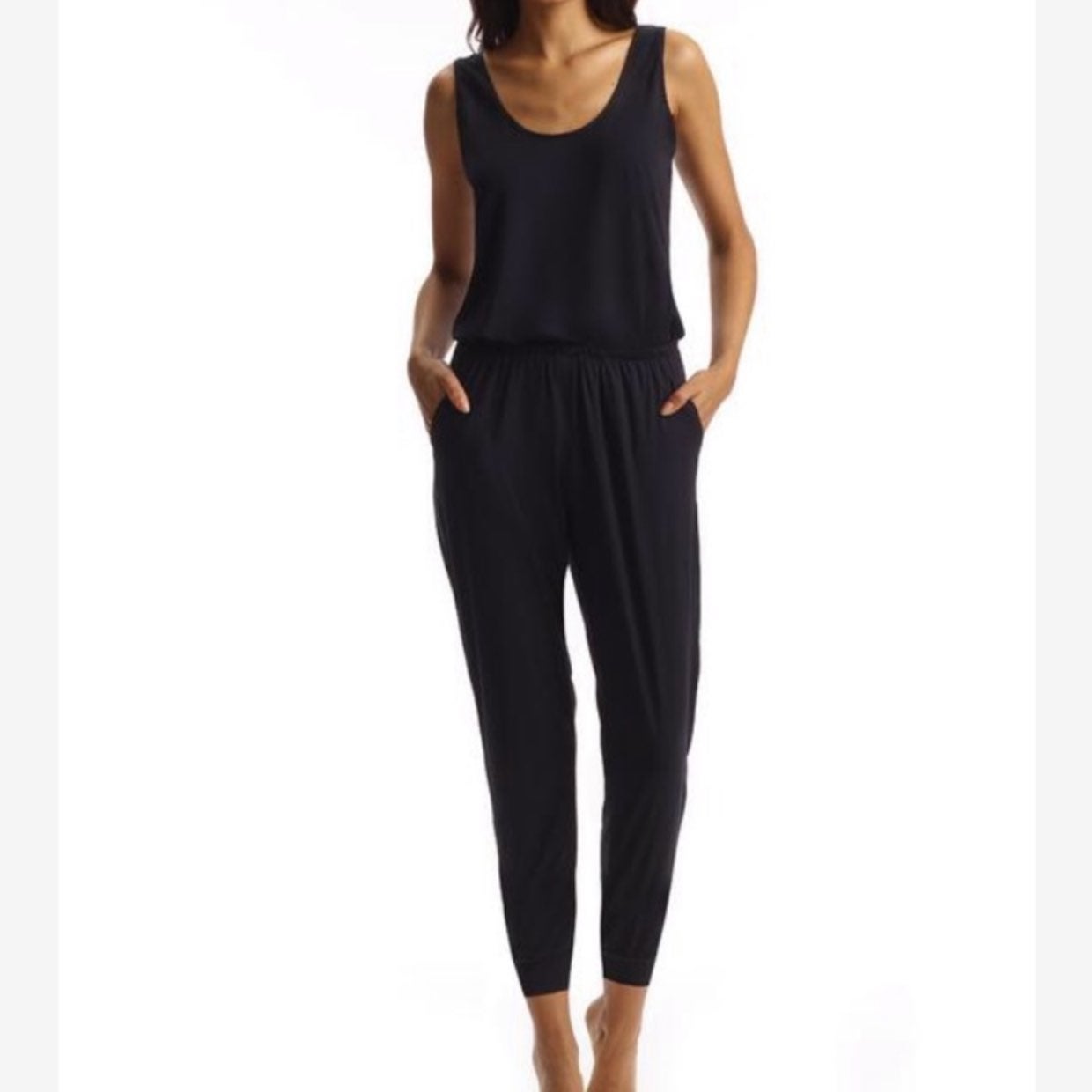 Commando Butter Tank Jumpsuit Black S