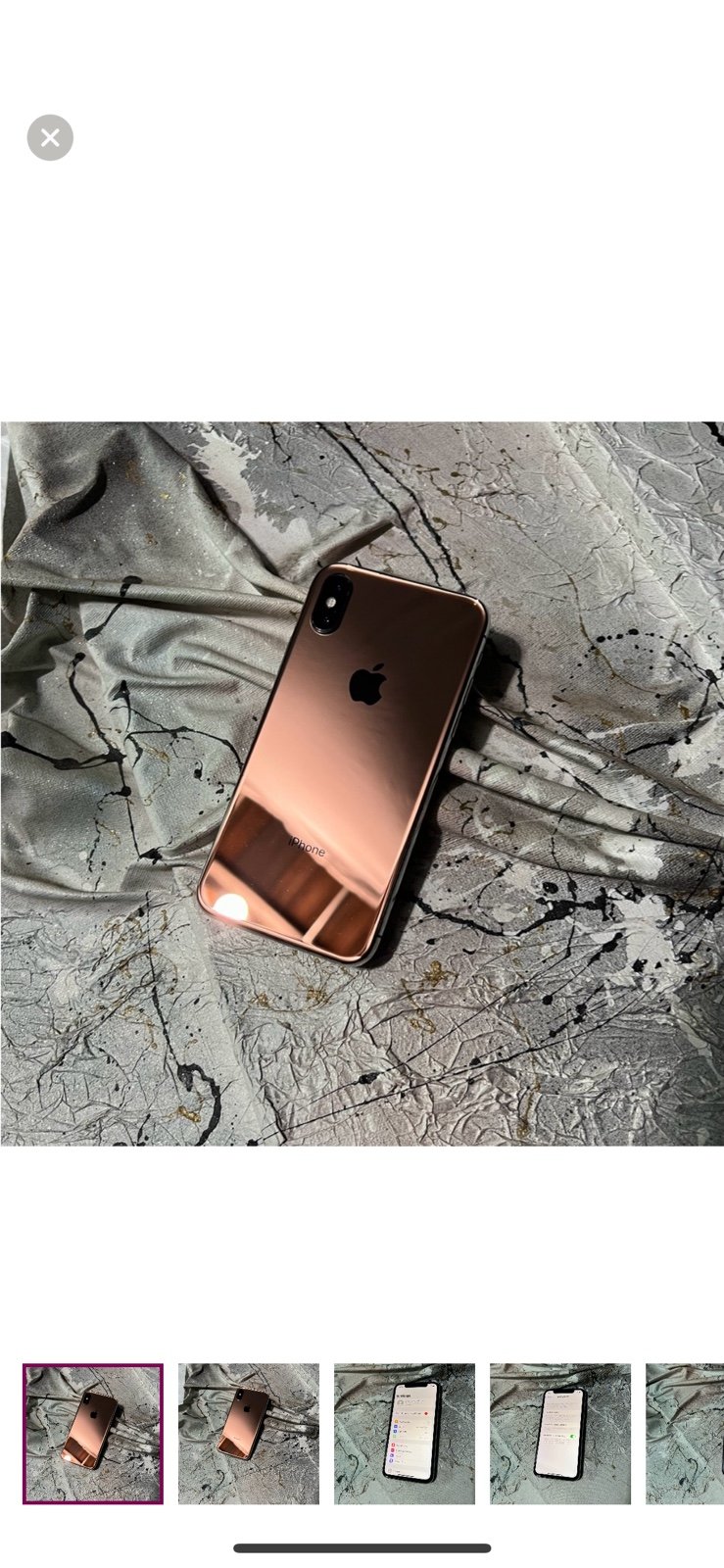 iPhone X 64 GB Shiny Frame & Rose Gold GSM & CDMA Unlocked