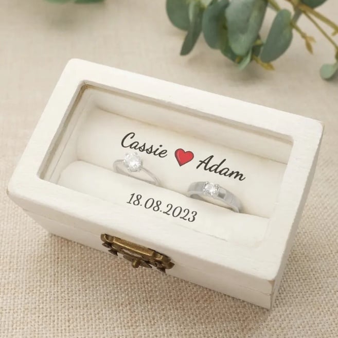 Personalized Wedding Ring Box | New