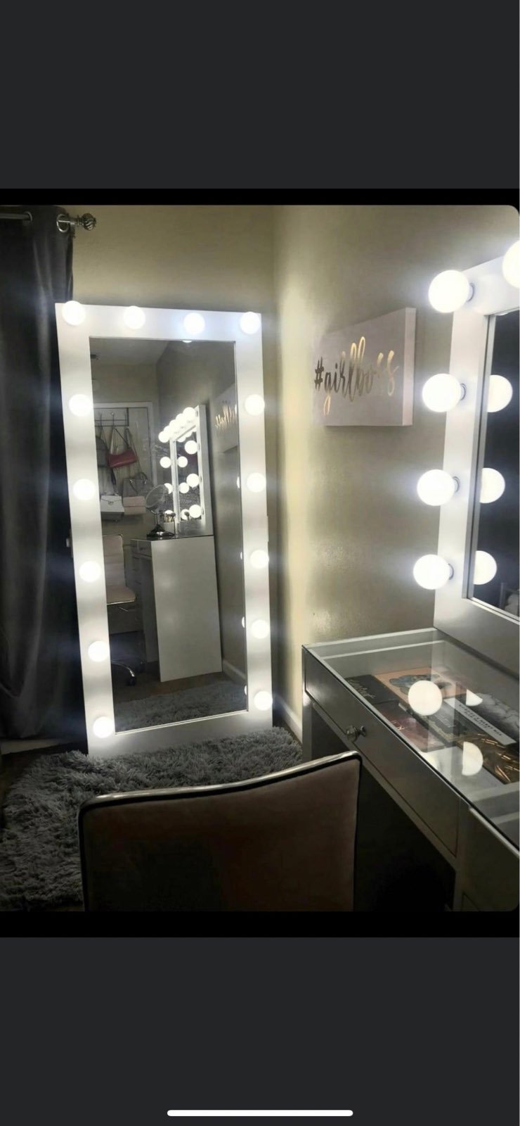 Full size mirror