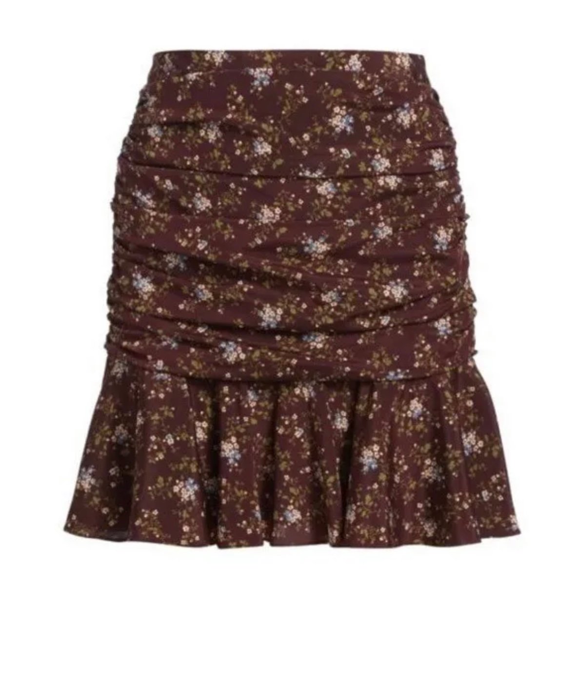 Veronica Beard Women’s Taras Skirt Merlot Multicolor Floral Lined Size 10