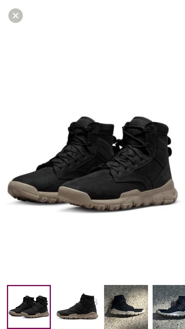 Nike SFB 6” Leather Black Light Taupe Size 13 862507-002