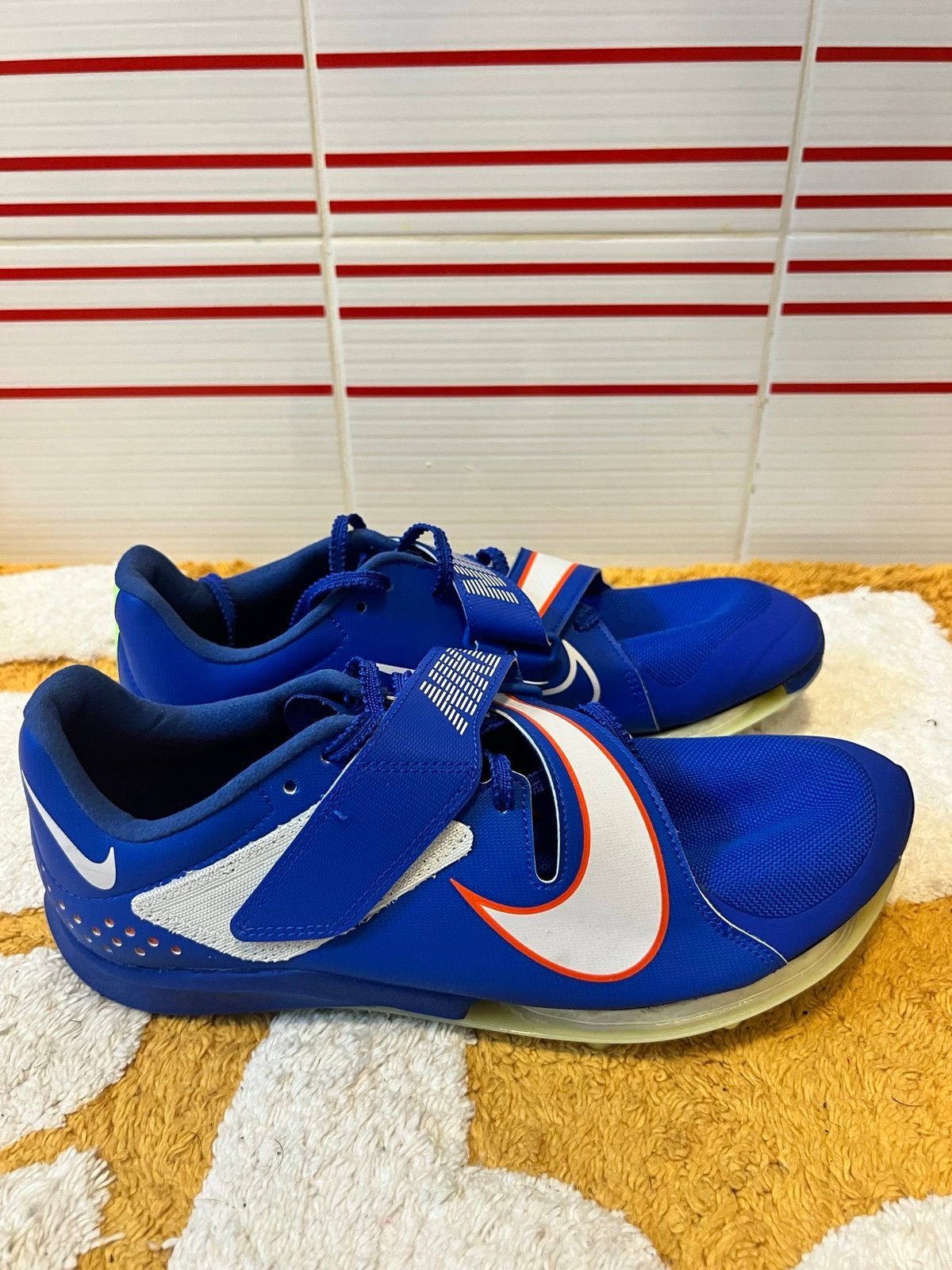 Mens 7 Nike Air Zoom Long Jump Elite Racer Blue Track & Field Spikes