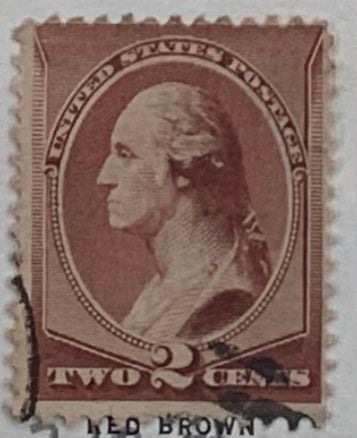 Vintage George Washington 2cent postage stamp