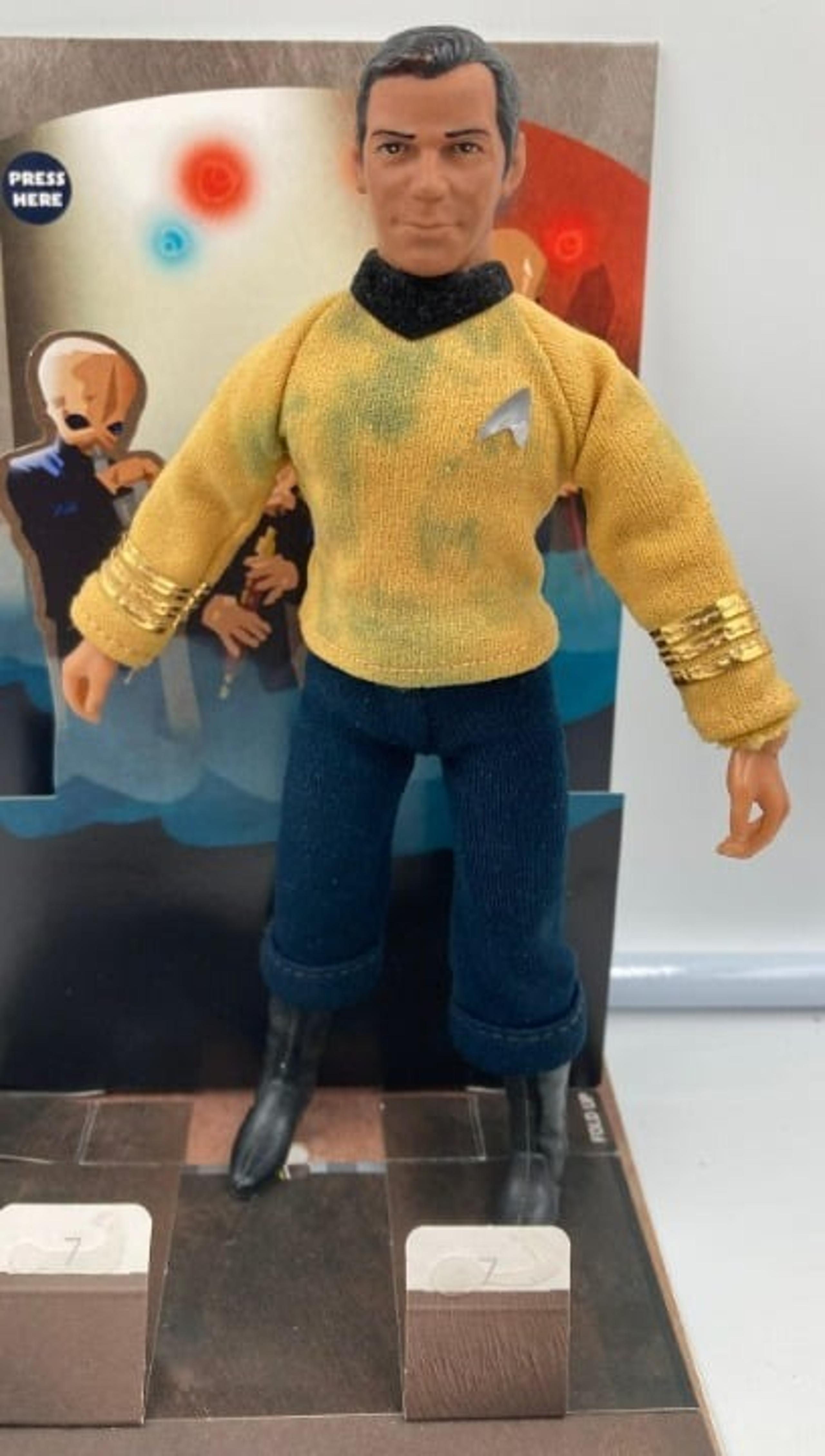 1974 Mego Star Trek Captain Kirk Collector Action Figure