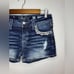 Size 27 Miss Me Blue Distressed Crystal Embellished Standard Jean Easy Short