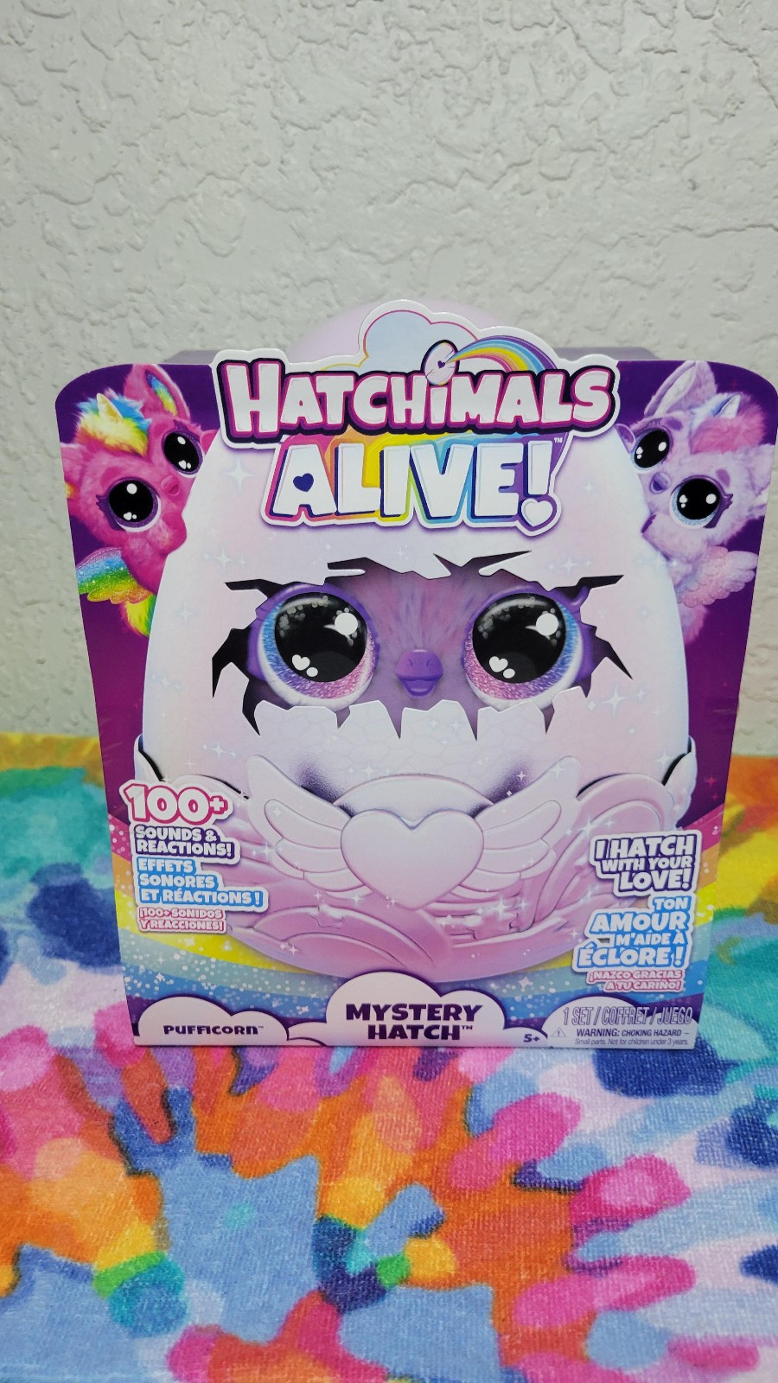 Spinmaster Hatchimals Alive Mystery Pufficorn NEW