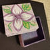 Custom hand painted wooden lock boxes/cremation boxes